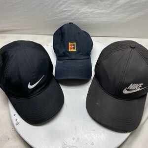 Nike Golf Dri-Fit hats pair of 3